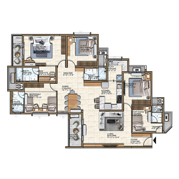 4BHKT1 Master Plan